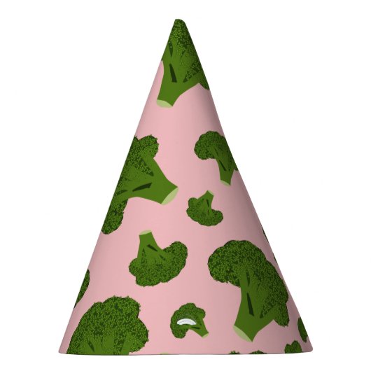 Broccoli Pattern Feesthoedjes (Rechts)