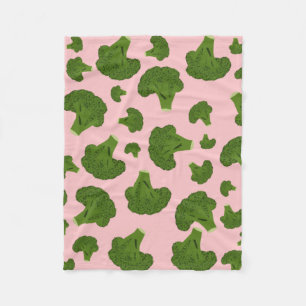 Broccoli Pattern Fleece Deken
