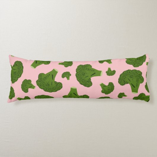 Broccoli Pattern Lichaamskussen (Voorkant)