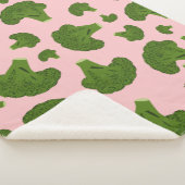 Broccoli Pattern Sherpa Deken (3/4)