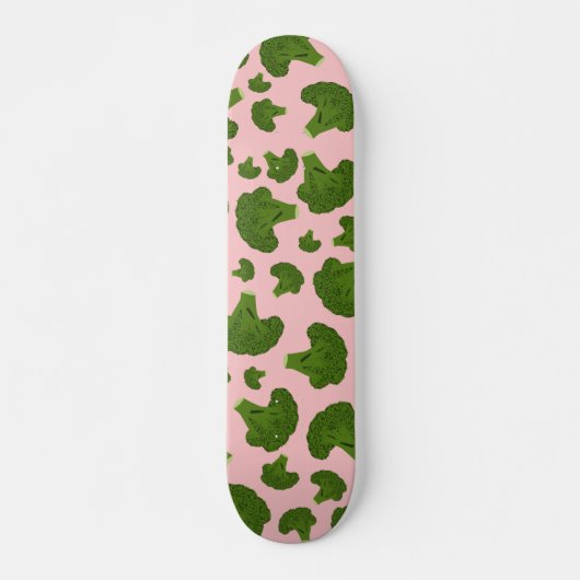 Broccoli Pattern Skateboard (Voorkant)
