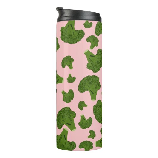 Broccoli Pattern Thermosbeker (Geroteerd rechts)
