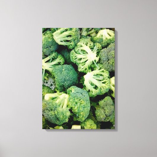 Broccoli Photo Canvas (Voorkant)