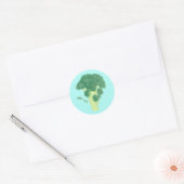 Broccoli Plantaardige Stickers (Envelop)