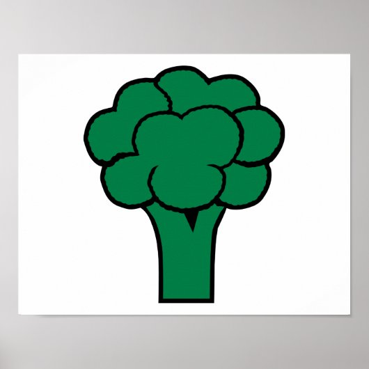 Broccoli Poster (Voorkant)