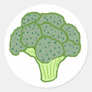 Broccoli Ronde Sticker