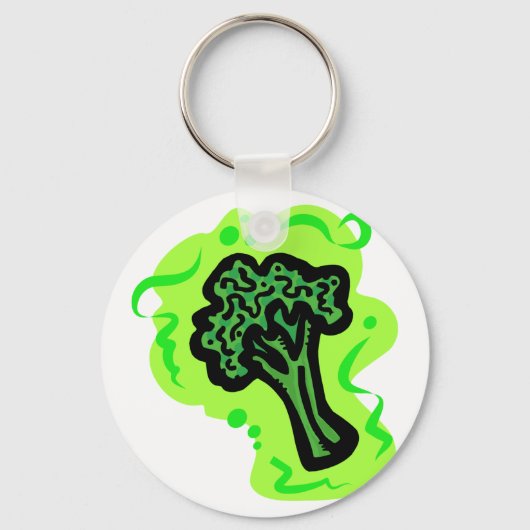 Broccoli Sleutelhanger (Voorkant)
