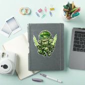 Broccoli Space Bushido — Oude Kosmische Bewaker  Sticker (iPad Cover)