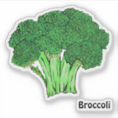 Broccoli Sticker (Voorkant)