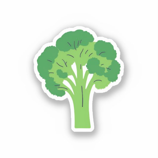 Broccoli Sticker (Voorkant)