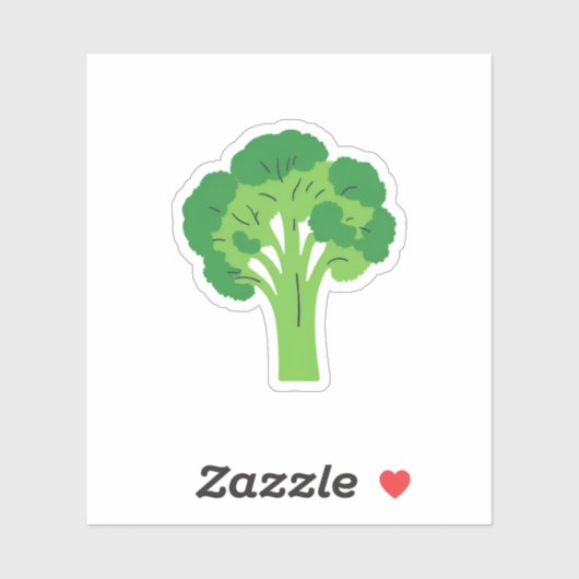 Broccoli Sticker (Vel)
