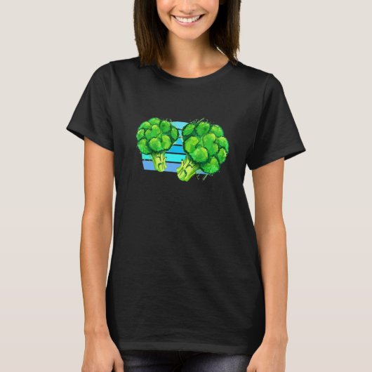 Broccoli Sunset - Broccoli T-shirt (Voorkant)