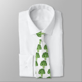 Broccoli Vector Pictogram Stropdas (Gebonden)