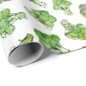 Broccoli - Verspreid Cadeaupapier (Rol Hoek)