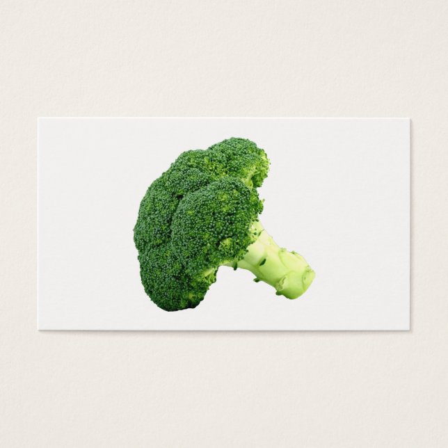 Broccoli Visitekaartjes (Voorkant)