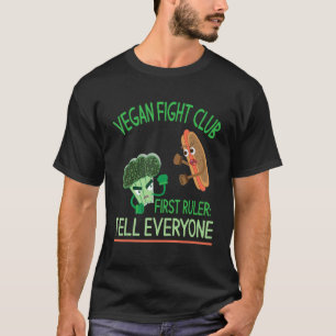 Broccoli Worst Vegan Strijd Clup Eerste Heerser Ve T-shirt