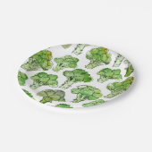Broccolli - formeel papieren bordje (Gekanteld)