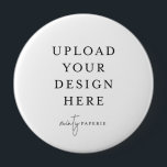 Broche à boutons 4" - Grande<br><div class="desc">Customisez la conception de votre broche à bouton dans Templett. Une fois la modification terminée,  téléchargez votre fichier dans un format JPG (n'oubliez pas d'activer l'option de fond perdu). Téléchargez votre design ici en cliquant sur le bouton bleu "Personnaliser".</div>