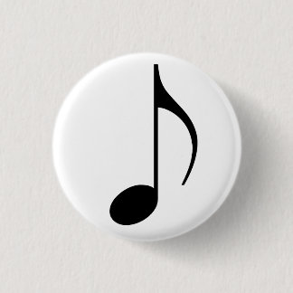 Broche (Botton) Colcheia Preta Ronde Button 3,2 Cm