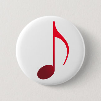 Broche (Botton) Colcheia Vermelha Ronde Button 5,7 Cm