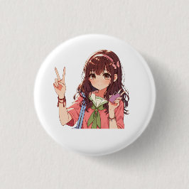 Broche (Botton) Ohayo Ronde Button 3,2 Cm