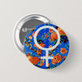 Broche Flor de Vênus Ronde Button 5,7 Cm (Voorkant /achterkant)