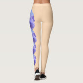 Broche Wisconsin State Flower Bois Violet Leggings (Dos)