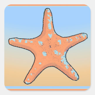 Brocher bleu pastel étable enveloppe autocollants