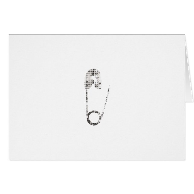 broches de sécurité argent (Devant horizontal)