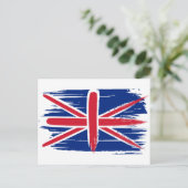 Brochet UK Union Jack Carte postale Drapeau (Debout devant)