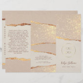 Brocheur d'or papier déchiré (Devant / Derrière)