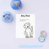 Brocheuse à chiens ou prospectus pour animaux de c (Simple)