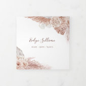 Brochure à trois roses Boho (Protection)