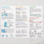 Brochure à trois volets Rodan et Fields (Dos)