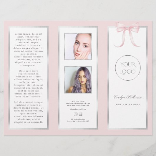 Brochure arc rose (Devant)