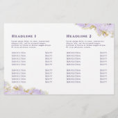 Brochure bidirectionnelle de conception de marbrag (Dos)