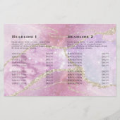 brochure biplique à effet fausse perle (Dos)