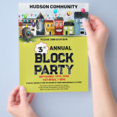 Brochure Block Party Flyer (Hand)