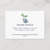 Brochure Blueberry Raffle Enceinte Carte Douche (Devant)