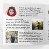 Brochure buzz marketing drieluik wenskaart (Binnenzijde eerst)