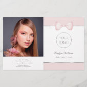 Brochure Coquette Pink Bow Bifold (Voorkant)