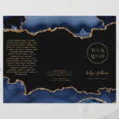 brochure d'agate bleue (Devant)