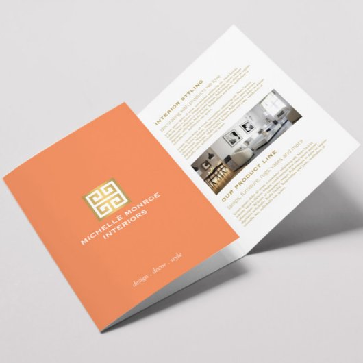 Brochure de Design d'intérieur de corail à clé gre