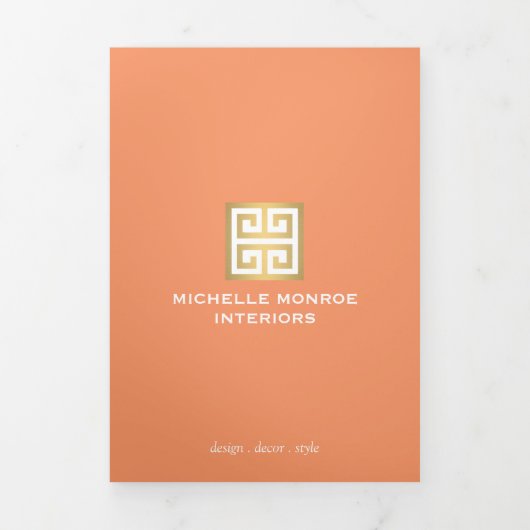 Brochure de Design d'intérieur de corail à clé gre (Page de couverture)