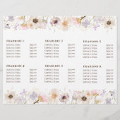 Brochure de fleurs séchées (Dos)