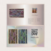 Brochure de la carte de code QR d'entreprise (Intérieur déplié)