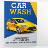 Brochure de lavage de voiture Tri-Fold Modèle prom (Intérieur en premier)