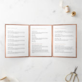 Brochure de luxe Rose Gold Floral (Intérieur)