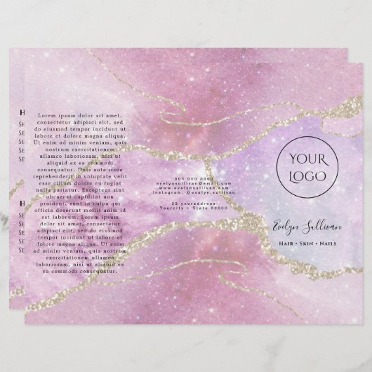 brochure d'effet fausse perle (Devant / Derrière)