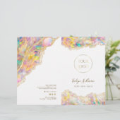 Brochure du menu du service de conception optique (Debout devant)